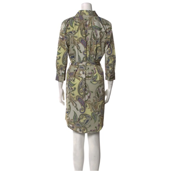 L’Agence NEW Paisley Print Knee-Length Dress - Picture 3 of 8